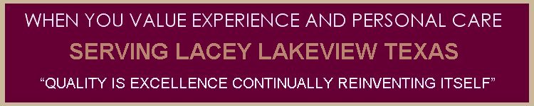 Lacy Lakeview Texas Cosmetic Dentist 76548