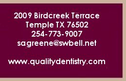 Temple Texas Dentist