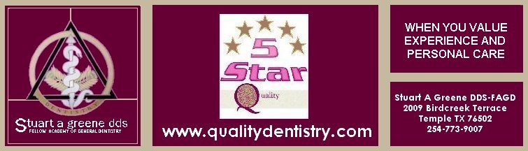 Temple Texas Cosmetic Dentist Stuart A Greene 76502